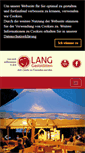 Mobile Screenshot of lang-gaststaetten.de